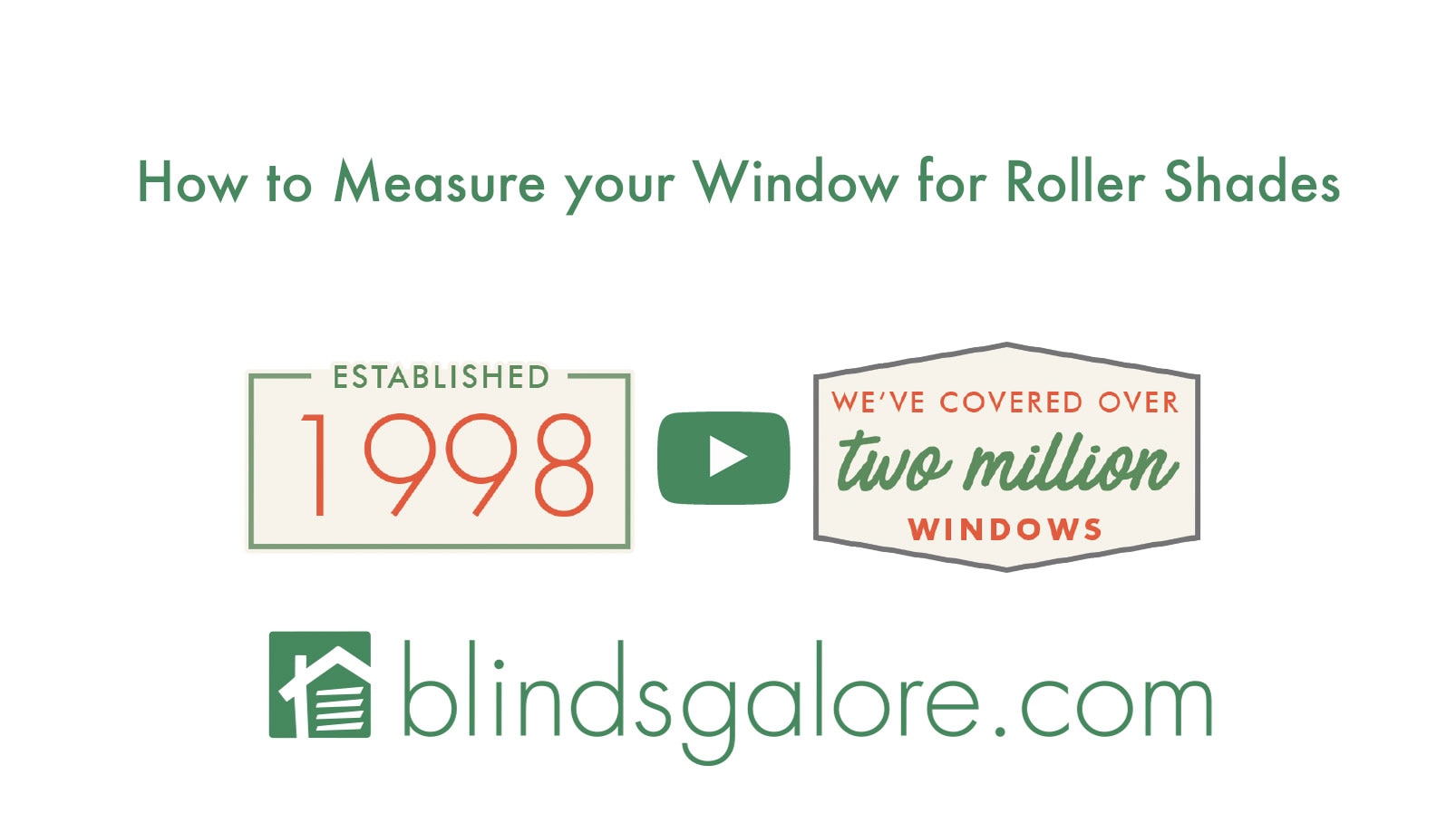 measuring for your new custom roller shades from blindsgalore is easy